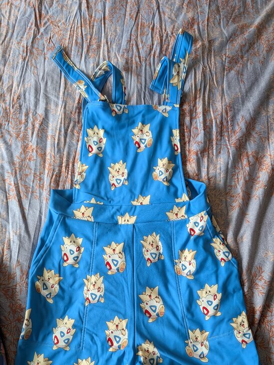 Blackmilk Pants - Pokemon Black Milk Togepi Overalls